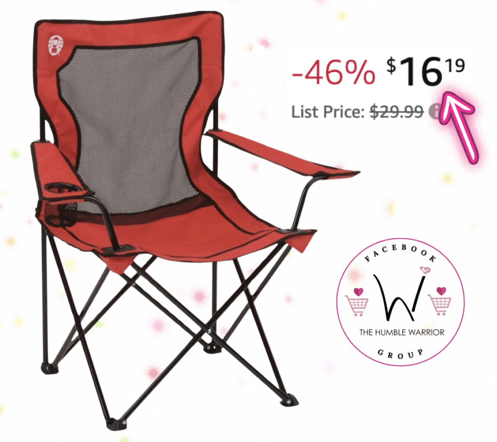 The Coleman Broadband Mesh Quad Camping Chair!